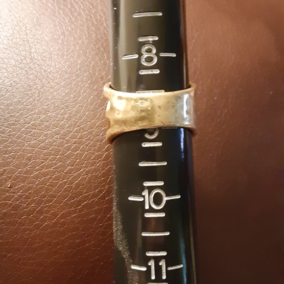 Silpada K & R Brass Ring w/ Turquoise Stones SZ 8.5 UNRELEASED RARE  HTF - Picture 5 of 5